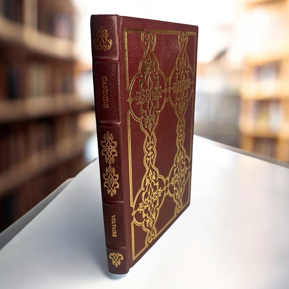 Candide Voltaire 1981 Oxford World Best Library Franklin Leather Hardcover